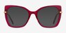 Delancey Clear Pink Gold AcetateEyeglass Frames from EyeBuyDirect, with Tinted Lenses