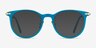 Francene Aqua Gold AcetateEyeglass Frames from EyeBuyDirect, with Tinted Lenses