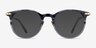 Francene Gray Striped Gold AcetateEyeglass Frames from EyeBuyDirect, with Tinted Lenses