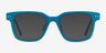 Blythe Aqua Silver AcetateEyeglass Frames from EyeBuyDirect, with Tinted Lenses