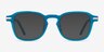 Lark Aqua Silver AcetateEyeglass Frames from EyeBuyDirect, with Tinted Lenses