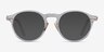 Tilly Clear Gold AcetateEyeglass Frames from EyeBuyDirect, with Tinted Lenses