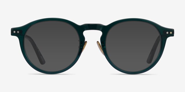 Tilly Green Gold AcetateEyeglass Frames from EyeBuyDirect, with Tinted Lenses