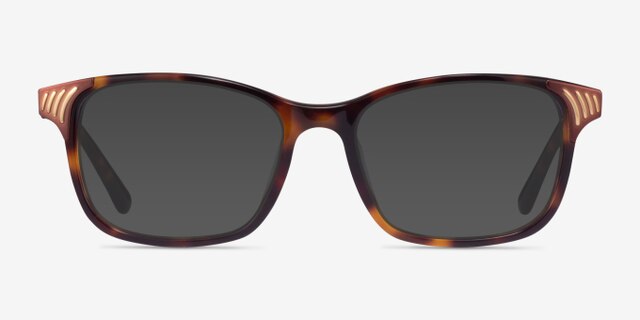 Visio Tortoise AcetateEyeglass Frames from EyeBuyDirect, with Tinted Lenses