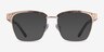 Scale Gold Tortoise AcetateEyeglass Frames from EyeBuyDirect, with Tinted Lenses