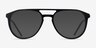Tourist Black Gold AcetateEyeglass Frames from EyeBuyDirect, with Tinted Lenses