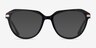 Exec Black Gold AcetateEyeglass Frames from EyeBuyDirect, with Tinted Lenses