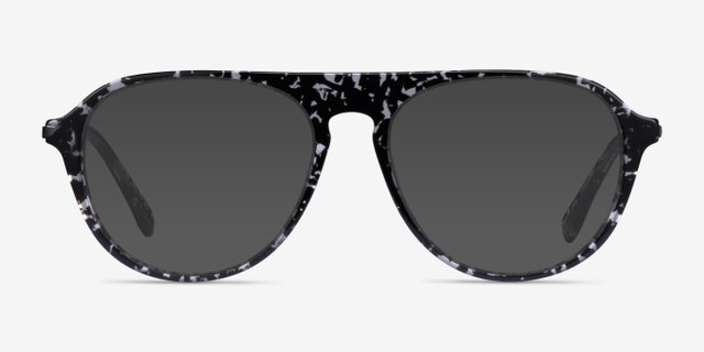 Kinesis Clear Black Floral AcetateEyeglass Frames from EyeBuyDirect, with Tinted Lenses