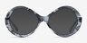Endless Black Striped AcetateEyeglass Frames from EyeBuyDirect, with Tinted Lenses