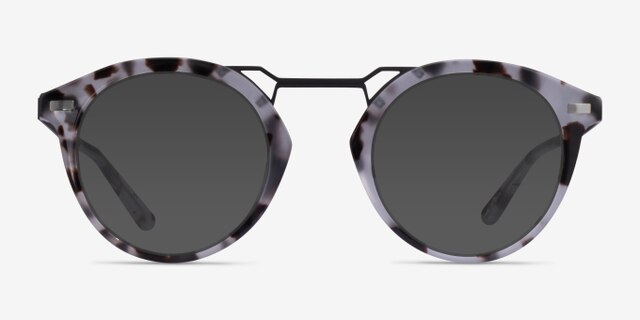 Trekker IvoryTortoise AcetateEyeglass Frames from EyeBuyDirect, with Tinted Lenses