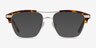 Flight Matte Gold Tortoise AcetateEyeglass Frames from EyeBuyDirect, with Tinted Lenses