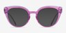 Swerve Clear Purple AcetateEyeglass Frames from EyeBuyDirect, with Tinted Lenses