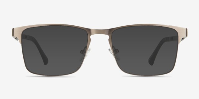 Skill Gunmetal MétalMontures de lunettes de vue d'EyeBuyDirect, Avec des Verres Teintés