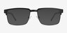 Video Matte Black Carbon-fiberEyeglass Frames from EyeBuyDirect, with Tinted Lenses