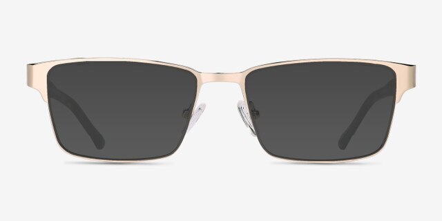 Victory Gold Olive Carbon-fiberMontures de lunettes de vue d'EyeBuyDirect, Avec des Verres Teintés