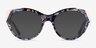 Lilium Purple Floral Gold AcetateEyeglass Frames from EyeBuyDirect, with Tinted Lenses