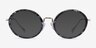 Cybele Gray Floral Gold AcetateEyeglass Frames from EyeBuyDirect, with Tinted Lenses