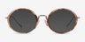 Cybele Brown Floral Gold AcetateEyeglass Frames from EyeBuyDirect, with Tinted Lenses