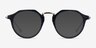 Phoebe Blue Floral AcetateEyeglass Frames from EyeBuyDirect, with Tinted Lenses