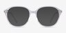 Forever Clear AcetateEyeglass Frames from EyeBuyDirect, with Tinted Lenses