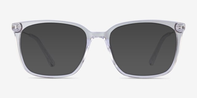 Radiant Clear AcetateEyeglass Frames from EyeBuyDirect, with Tinted Lenses