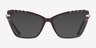 Choir Dark Brown AcetateEyeglass Frames from EyeBuyDirect, with Tinted Lenses