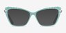 Choir Green Silver AcetateEyeglass Frames from EyeBuyDirect, with Tinted Lenses