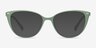 Elm Green PlasticEyeglass Frames from EyeBuyDirect, with Tinted Lenses