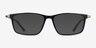 Commuter Black Yellow Gold AcetateEyeglass Frames from EyeBuyDirect, with Tinted Lenses