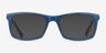 Polis Blue AcetateEyeglass Frames from EyeBuyDirect, with Tinted Lenses