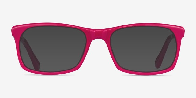 Polis Rose AcetateEyeglass Frames from EyeBuyDirect, with Tinted Lenses