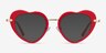 Honey Red Gold AcetateEyeglass Frames from EyeBuyDirect, with Tinted Lenses