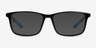 Agility Solid Black MetalEyeglass Frames from EyeBuyDirect, with Tinted Lenses
