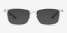 Agility Clear Crystal MetalEyeglass Frames from EyeBuyDirect, with Tinted Lenses