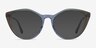 Clarissa Gradient Brown AcetateEyeglass Frames from EyeBuyDirect, with Tinted Lenses