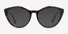 Clarissa Tortoise AcetateEyeglass Frames from EyeBuyDirect, with Tinted Lenses