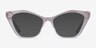 Tiffany Shiny Pink Gradient AcetateEyeglass Frames from EyeBuyDirect, with Tinted Lenses