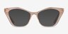 Tiffany Light Orange AcetateEyeglass Frames from EyeBuyDirect, with Tinted Lenses