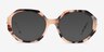 Rollerskate Ivory Tortoise AcetateEyeglass Frames from EyeBuyDirect, with Tinted Lenses