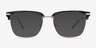 Ezra Gray Tortoise AcetateEyeglass Frames from EyeBuyDirect, with Tinted Lenses