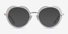 Everafter Crystal Clear AcetateEyeglass Frames from EyeBuyDirect, with Tinted Lenses