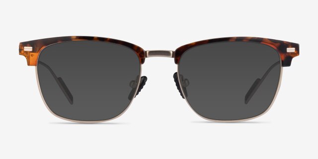 Charge Tortoise Gold MetalEyeglass Frames from EyeBuyDirect, with Tinted Lenses