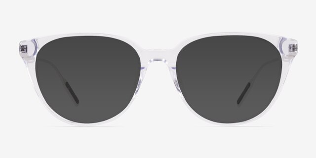 Triumph Clear AcetateEyeglass Frames from EyeBuyDirect, with Tinted Lenses