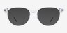 Triumph Clear AcetateEyeglass Frames from EyeBuyDirect, with Tinted Lenses