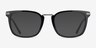 Adzo Black AcetateEyeglass Frames from EyeBuyDirect, with Tinted Lenses