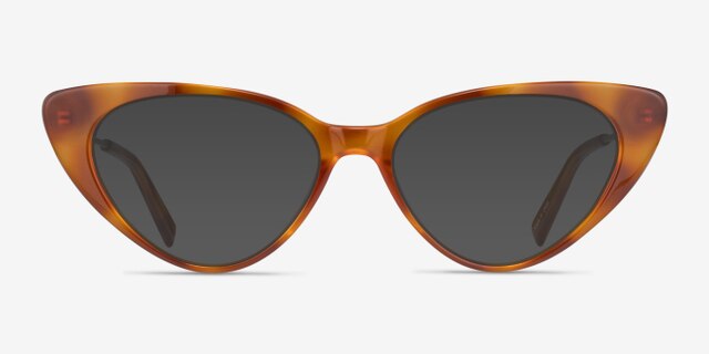 Taran Tortoise AcetateEyeglass Frames from EyeBuyDirect, with Tinted Lenses