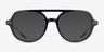 Jett Black AcetateEyeglass Frames from EyeBuyDirect, with Tinted Lenses
