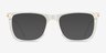 Zach Clear Yellow AcetateEyeglass Frames from EyeBuyDirect, with Tinted Lenses