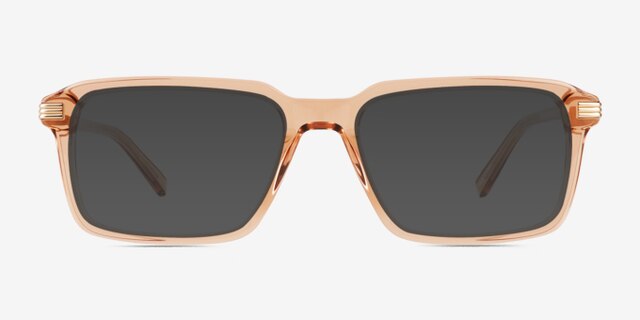 Niall Clear Champagne AcetateEyeglass Frames from EyeBuyDirect, with Tinted Lenses