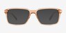 Niall Clear Champagne AcetateEyeglass Frames from EyeBuyDirect, with Tinted Lenses